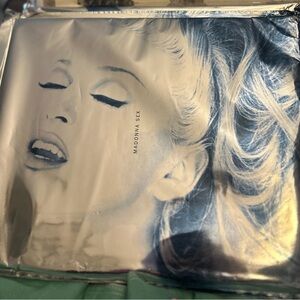 Madonna SEX Book with Silver Mylar Cover & CD. 1st Ed. Unopened.